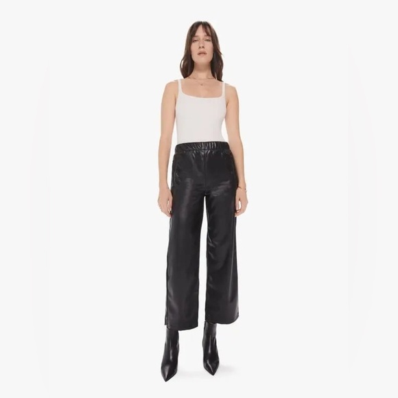 Mother Skippety Ankle wax on wax of wide Leg Pants Small NWOT - Picture 1 of 6